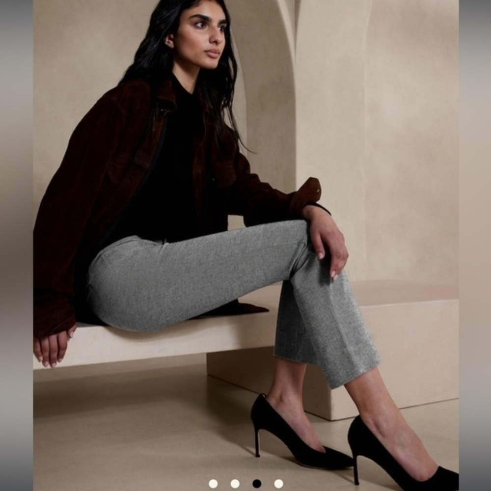 Banana Republic Gray Tailored Trousers